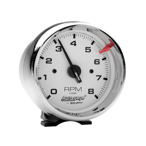 3-3/4" PEDESTAL TACHOMETER 0-8000 RPM AUTO GAGE