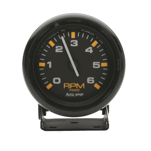 2-3/4" PEDESTAL TACHOMETER 0-6000 RPM AUTO GAGE
