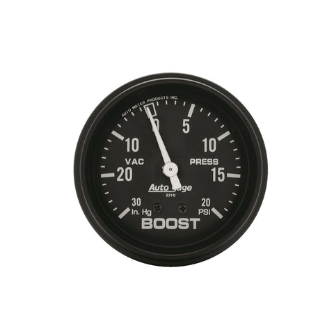 2-5/8" BOOST/VACUUM 30 IN HG/20 PSI AUTO GAGE
