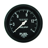 2-5/8" FUEL PRESSURE 0-15 PSI AUTO GAGE