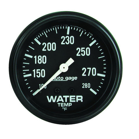2-5/8" WATER TEMPERATURE 100-280 °F AUTO GAGE