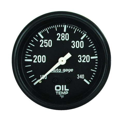 2-5/8" OIL TEMPERATURE 100-340 °F AUTO GAGE