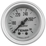 2-1/16" WATER TEMPERATURE 140-280 °F AUTO GAGE