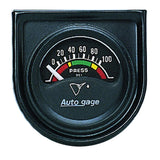 1-1/2-1/16" OIL PRESSURE 0-100 PSI AUTO GAGE