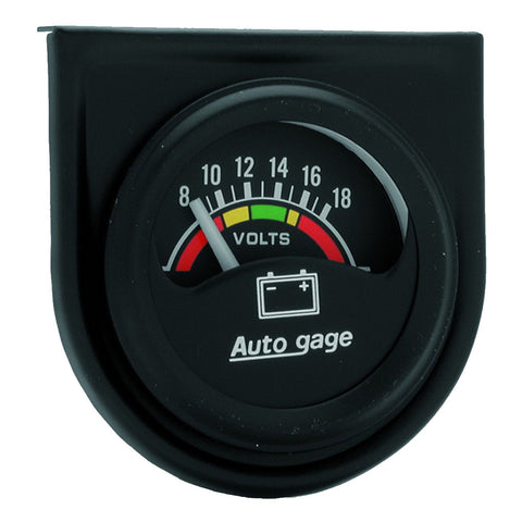 1-1/2-1/16" VOLTMETER 8-18V AUTO GAGE