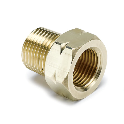 FITTING ADAPTER 3/8" NPT MALE BRASS FOR AUTO GAGE MECH. TEMP.