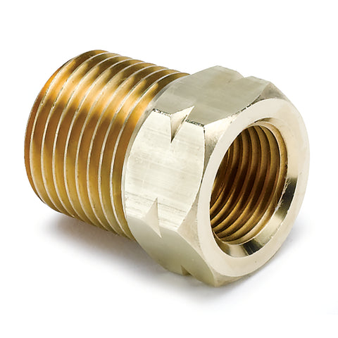 FITTING ADAPTER 1/2-1/16" NPT MALE BRASS FOR AUTO GAGE MECH. TEMP.