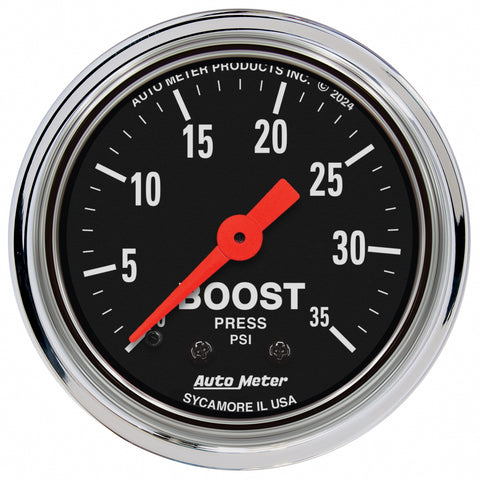 2-1/16" BOOST 0-35 PSI TRADITIONAL CHROME