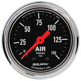 2-1/16" AIR PRESSURE 0-150 PSI TRADITIONAL CHROME