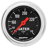 2-1/16" WATER TEMPERATURE 120-240 °F TRADITIONAL CHROME