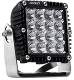 RIGID Q-Series PRO LED Light Flood Optic Black Housing Single