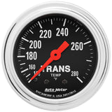 2-1/16" TRANSMISSION TEMPERATURE 140-280 °F TRADITIONAL CHROME