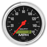 3-3/8" SPEEDOMETER 0-160 MPH TRADITIONAL CHROME