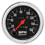 3-3/8" SPEEDOMETER 0-160 MPH TRADITIONAL CHROME