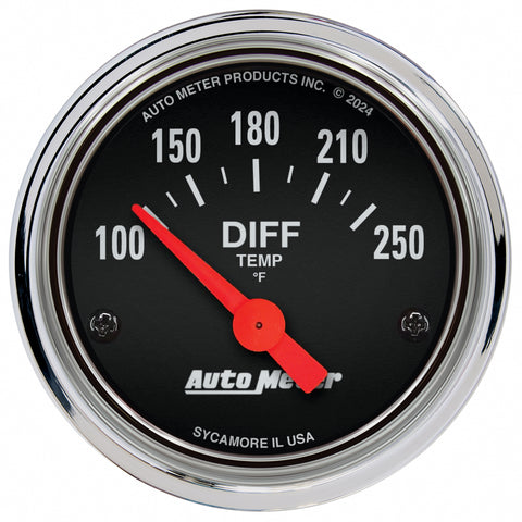2-1/16" DIFFERENTIAL TEMPERATURE 100-250 °F TRADITIONAL CHROME