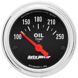 2-1/16" OIL TEMPERATURE 100-250 °F TRADITIONAL CHROME