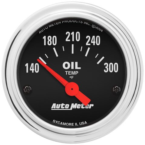 2-1/16" OIL TEMPERATURE 140-300 °F TRADITIONAL CHROME