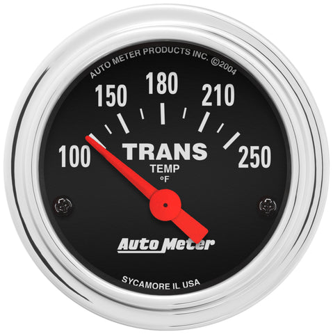 2-1/16" TRANSMISSION TEMPERATURE 100-250 °F TRADITIONAL CHROME
