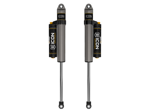 ICON 2018-2023 Jeep Wrangler JL 2.5" Lift Rear V.S. 2.5 Aluminum Series Shock Absorbers Piggyback Reservoir W/ CDCV Pair