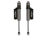 ICON 2009-2026 Ford F-150/2004-2008 Ford F-150 4WD 0-1" Lift Rear V.S. 2.5 Aluminum Series Shock Absorbers Piggyback Reservoir Pair