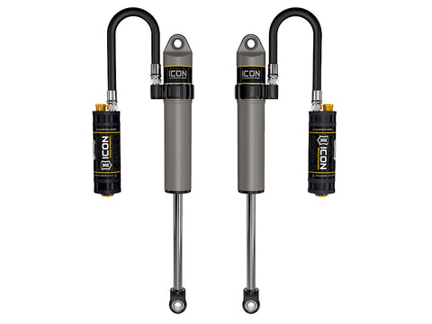 ICON 2020-2023 Jeep Gladiator/2018-2023 Jeep Wrangler JL 2.5" Lift Front V.S. 2.5 Aluminum Series Shock Absorbers Remote Reservoir W/ CDCV Pair