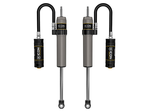 ICON 2005-2026 Ford Super Duty 4WD 0-2.5” Lift Front V.S. 2.5 Aluminum Series Shock Absorbers Remote Reservoir Pair