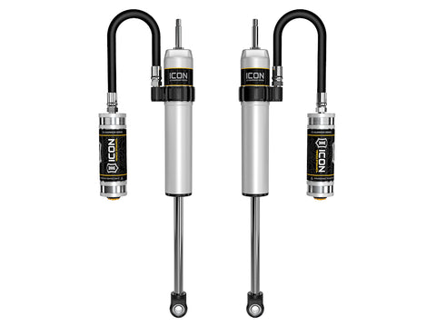 ICON 2014-2026 Ram 2500/2013-2026 Ram 3500 2.5” Lift Front V.S. 2.5 Aluminum Series Shock Absorbers Remote Reservoir Pair