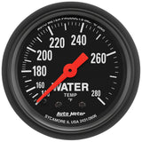 2-1/16" WATER TEMPERATURE 140-280 °F Z-SERIES