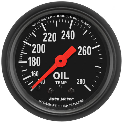 2-1/16" OIL TEMPERATURE 140-280 °F Z-SERIES