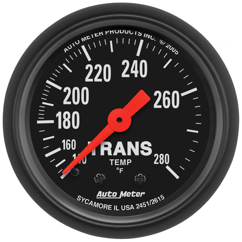 2-1/16" TRANSMISSION TEMPERATURE 140-280 °F Z-SERIES