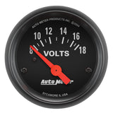 2-1/16" VOLTMETER 8-18V Z-SERIES