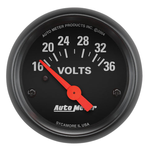 2-1/16" VOLTMETER 16-36V Z-SERIES