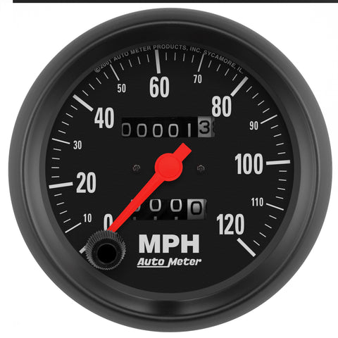 3-3/8" SPEEDOMETER 0-120 MPH Z-SERIES