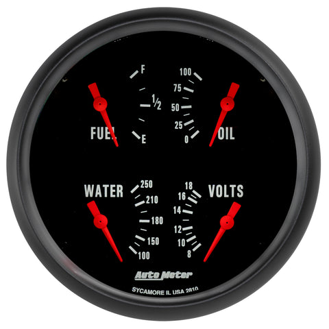 5" QUAD GAUGE 100 PSI/100-250 °F/8-18V/240-33 O Z-SERIES