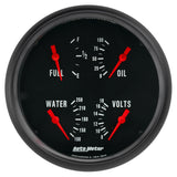 5" QUAD GAUGE 100 PSI/100-250 °F/8-18V/0-90 O Z-SERIES