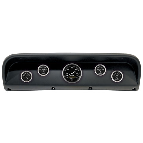 5 GAUGE DIRECT-FIT DASH KIT FORD TRUCK 67-72 OLD TYME BLACK