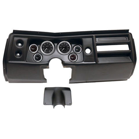 6 GAUGE DIRECT-FIT DASH KIT CHEVY CHEVELLE NO VENT 68 CHRONO
