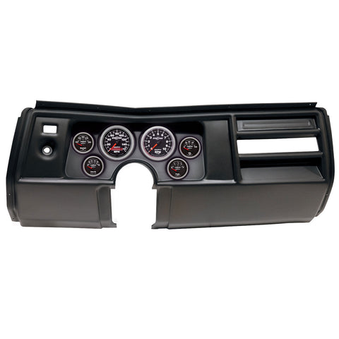 6 GAUGE DIRECT-FIT DASH KIT CHEVY CHEVELLE NO VENT 69 SPORT-COMP II