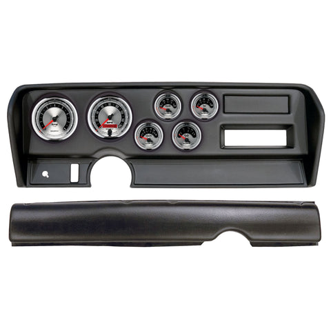 6 GAUGE DIRECT-FIT DASH KIT PONTIAC GTO NO AC 70-72 AMERICAN MUSCLE