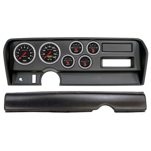 6 GAUGE DIRECT-FIT DASH KIT PONTIAC GTO NO AC 70-72 SPORT-COMP