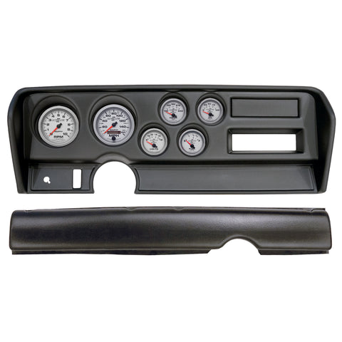 6 GAUGE DIRECT-FIT DASH KIT PONTIAC GTO NO AC 70-72 ULTRA-LITE II