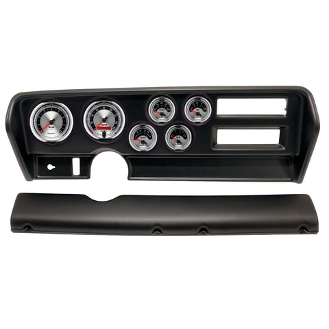6 GAUGE DIRECT-FIT DASH KIT PONTIAC GTO AC 70-72 AMERICAN MUSCLE