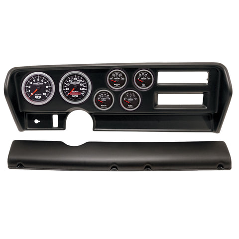 6 GAUGE DIRECT-FIT DASH KIT PONTIAC GTO AC 70-72 SPORT-COMP II