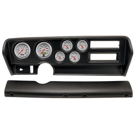6 GAUGE DIRECT-FIT DASH KIT PONTIAC GTO AC 70-72 ULTRA-LITE