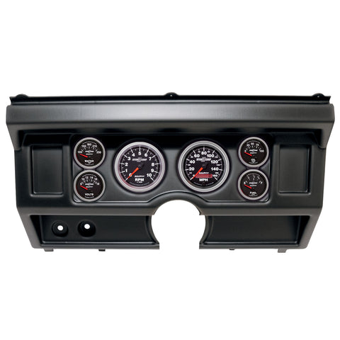 6 GAUGE DIRECT-FIT DASH KIT FORD TRUCK NO AC 80-86 SPORT-COMP II