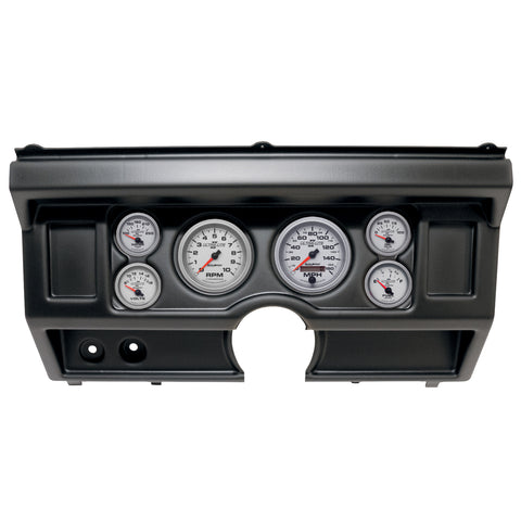 6 GAUGE DIRECT-FIT DASH KIT FORD TRUCK NO AC 80-86 ULTRA-LITE II