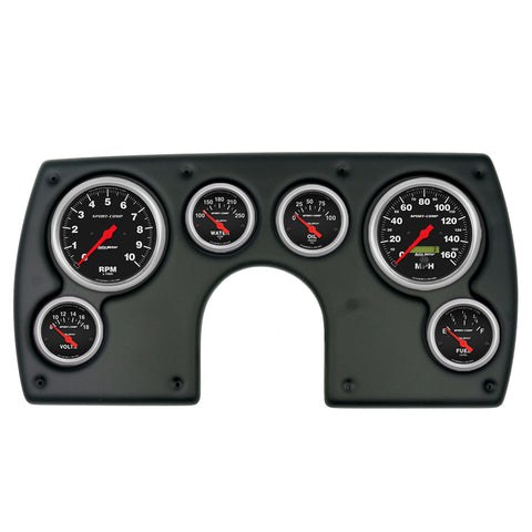 6 GAUGE DIRECT-FIT DASH KIT CHEVY CAMARO 82-89 SPORT-COMP