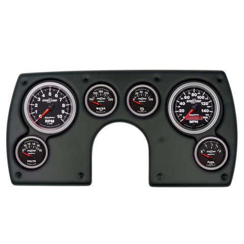 6 GAUGE DIRECT-FIT DASH KIT CHEVY CAMARO 82-89 SPORT-COMP II
