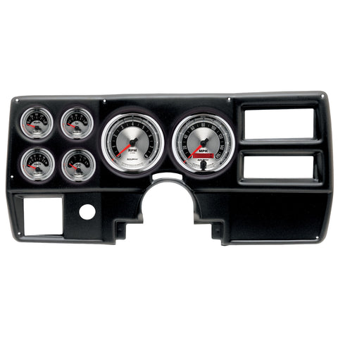 6 GAUGE DIRECT-FIT DASH KIT CHEVY/GMC TRUCK AC 84-87 AMERICAN MUSCLE