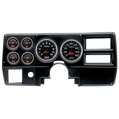 6 GAUGE DIRECT-FIT DASH KIT CHEVY/GMC TRUCK AC 84-87 SPORT-COMP II